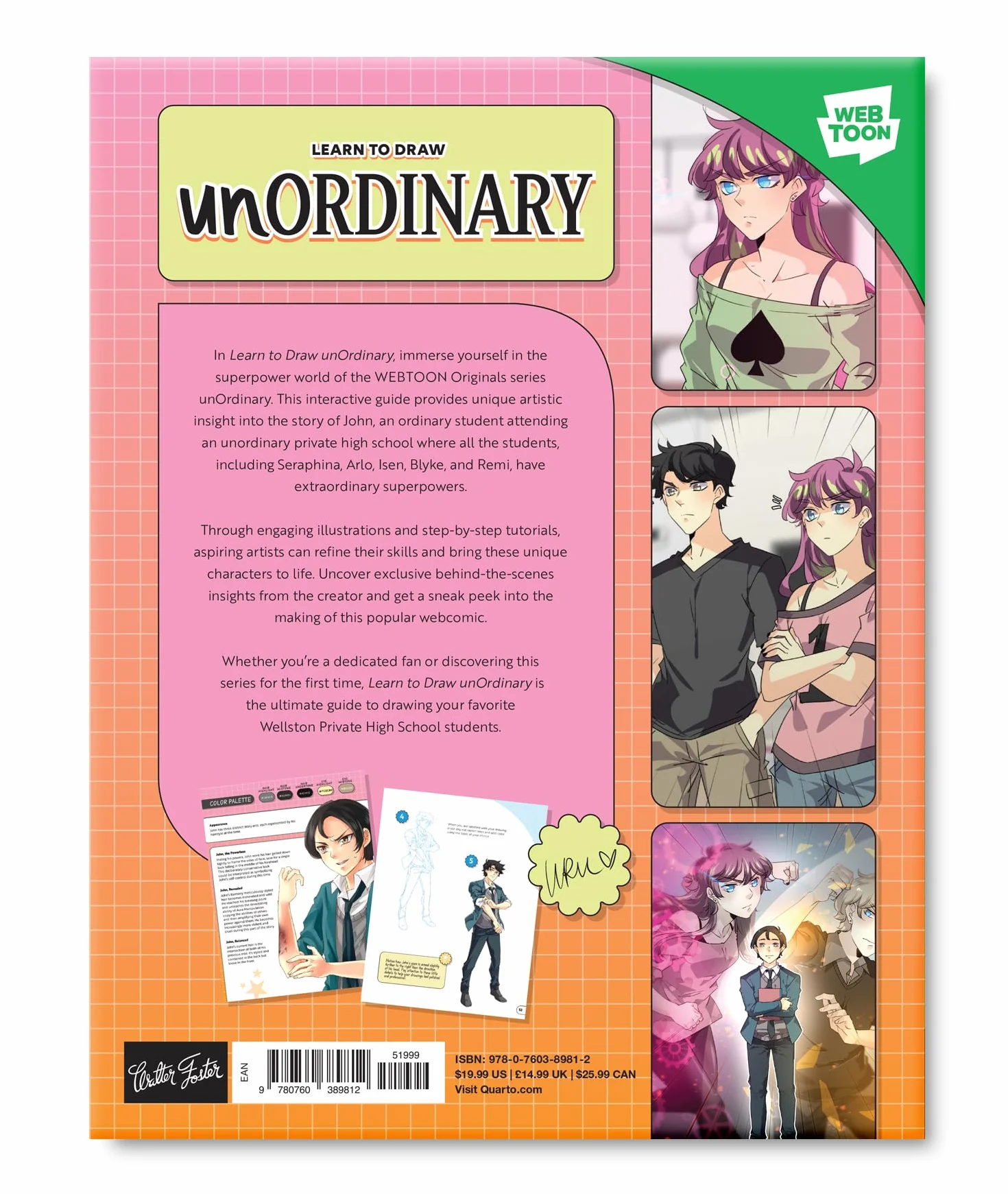 Learn to Draw Unordinary: Learn to Draw Your Favorite Characters from the Popular Webcomic Series with Exclusive Behind-The-Scenes and Insider Tips!