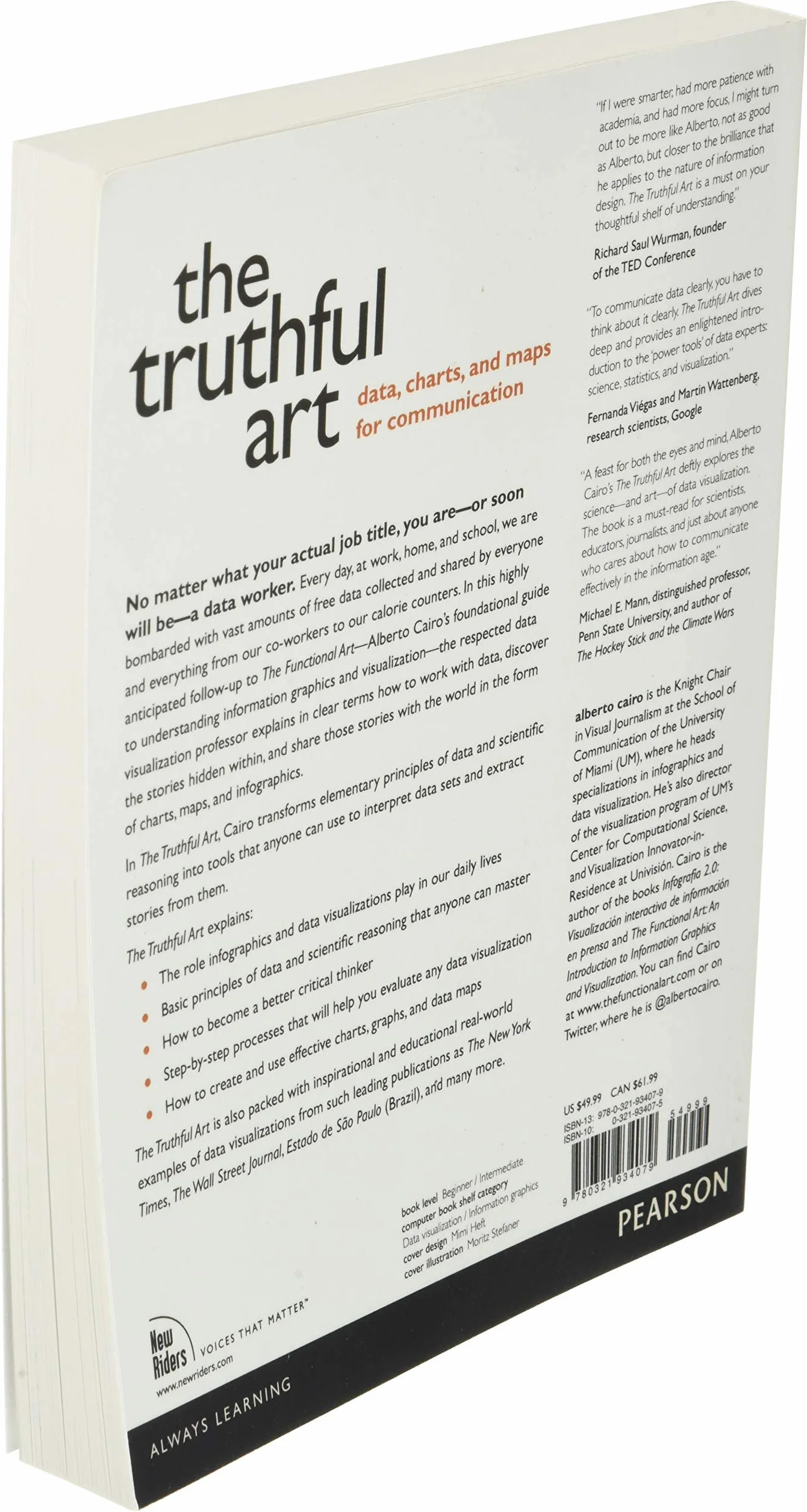 The Truthful Art: Data, Charts, and Maps for Communication