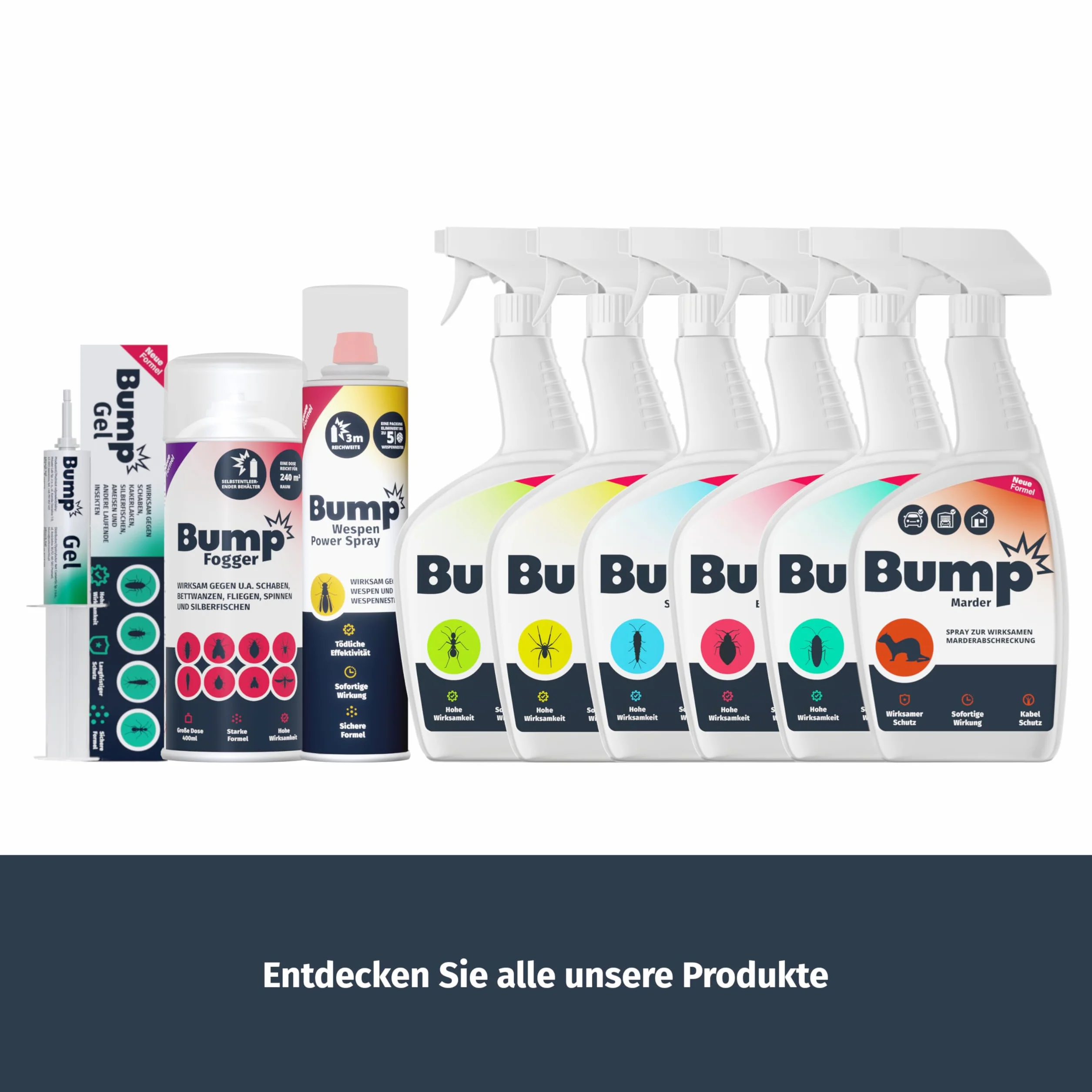 Bump Spray na kuny 2x400 ml odstraszacz do samochodu i strychu