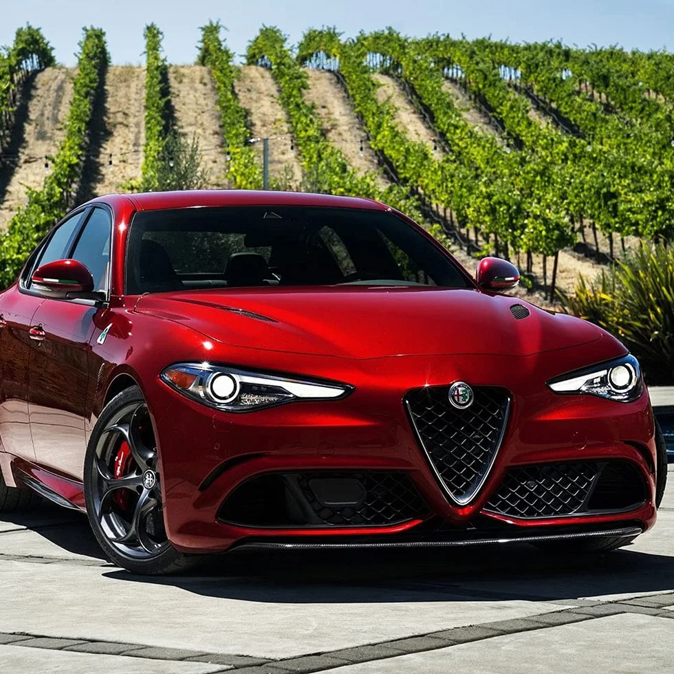 Paski samoprzylepne Alfa Giulia Tricolor Włochy do lustra