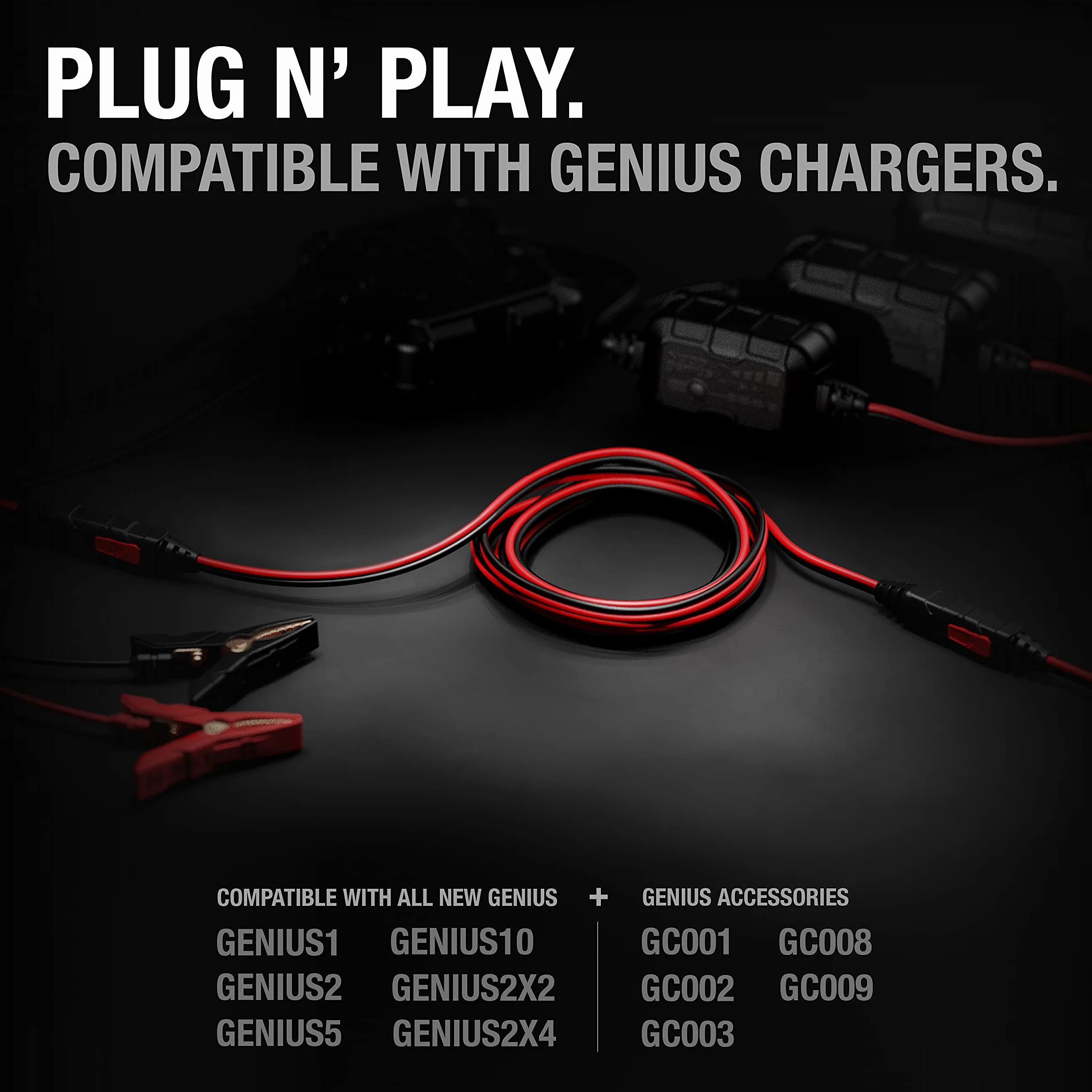NOCO GC004 X-Connect 10 stóp (3 metry) przedłużacz akcesoria do ładowarek akumulatorowych NOCO Genius Smart