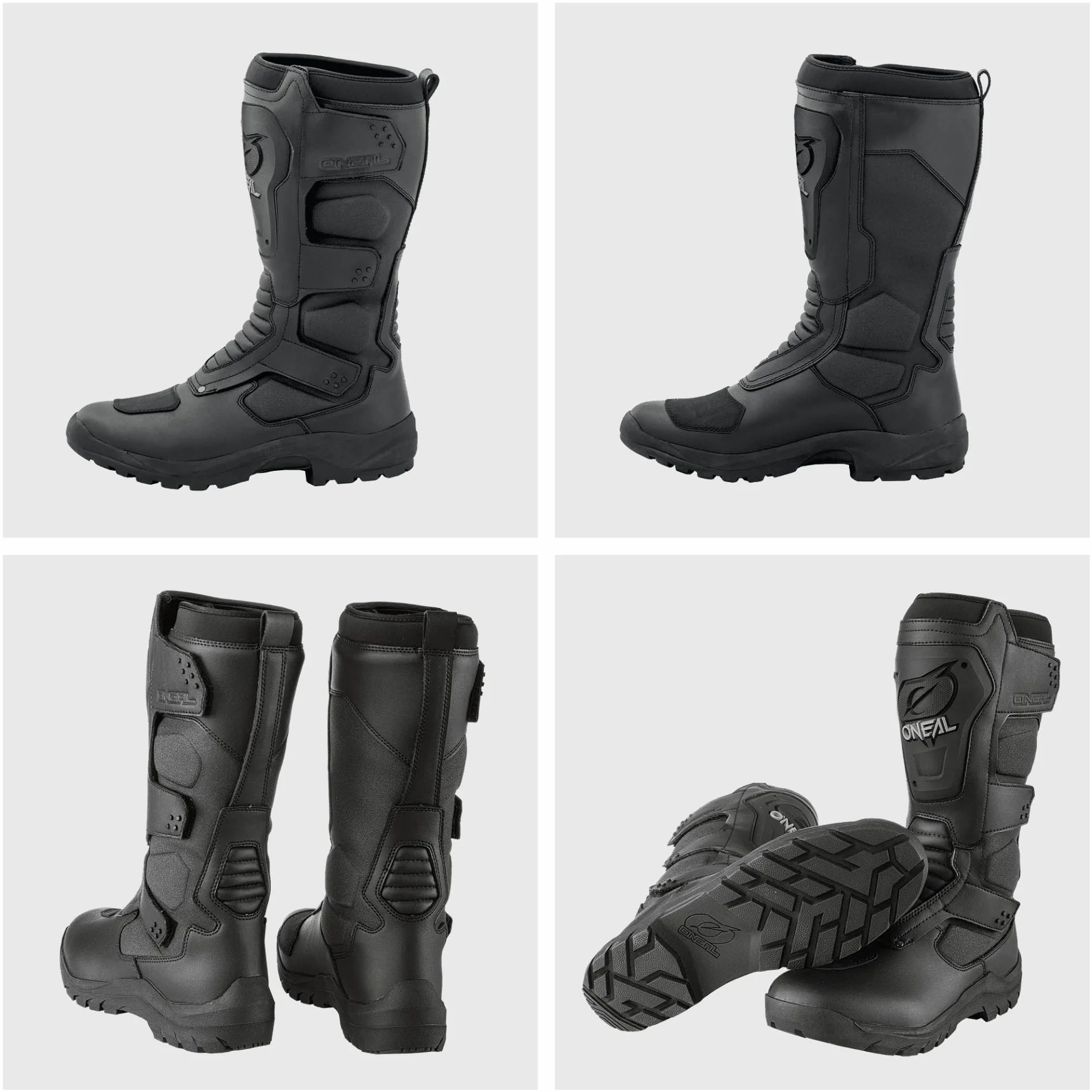 O'NEAL Sierra Enduro Adventure buty motocyklowe dla mężczyzn i kobiet, wodoodporne, antypoślizgowe, oddychające, z wytrzymałą ochroną piszczeli, rozmiar 46