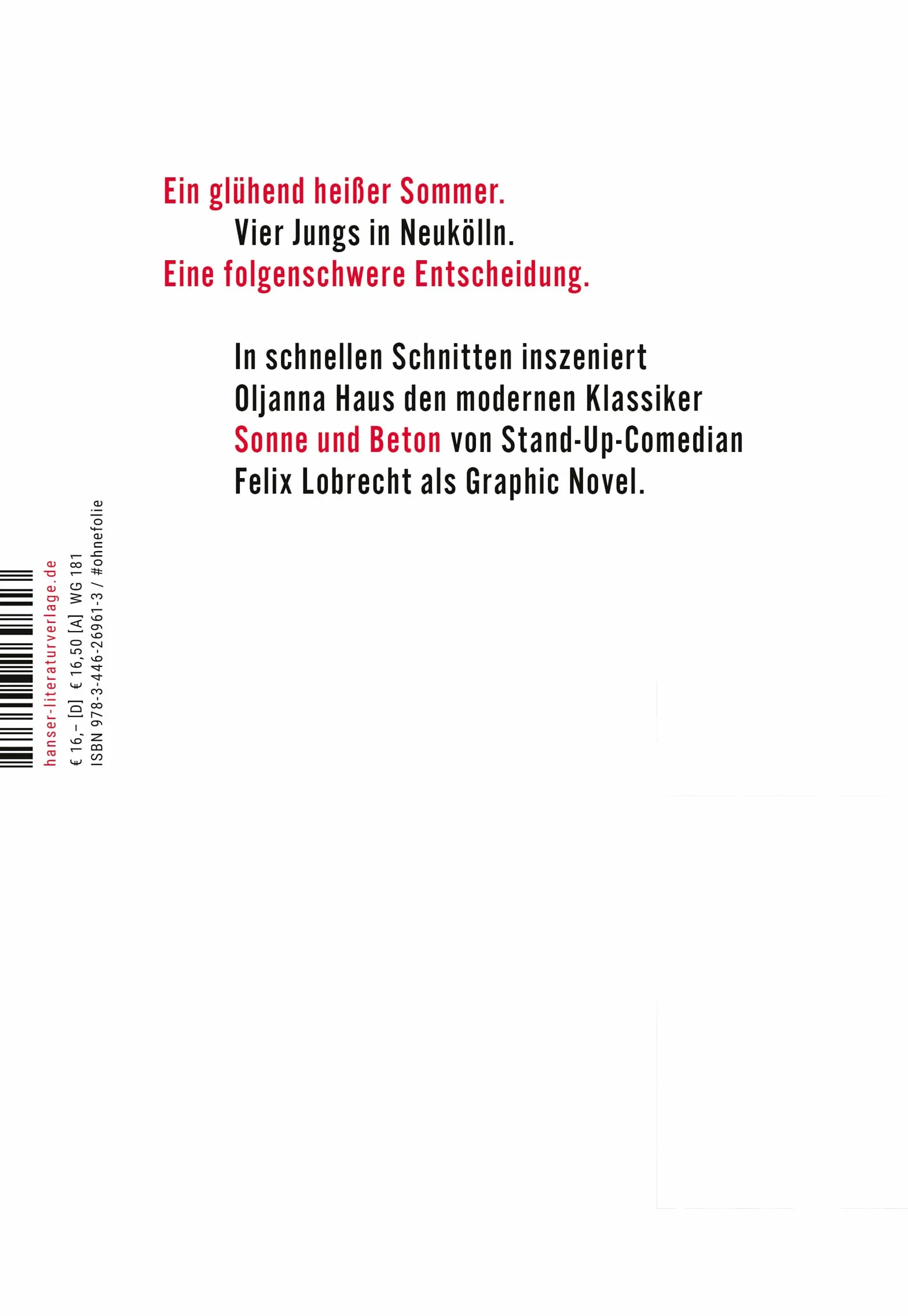 Sonne und Beton - Die Graphic Novel: Der Bestseller im Kino