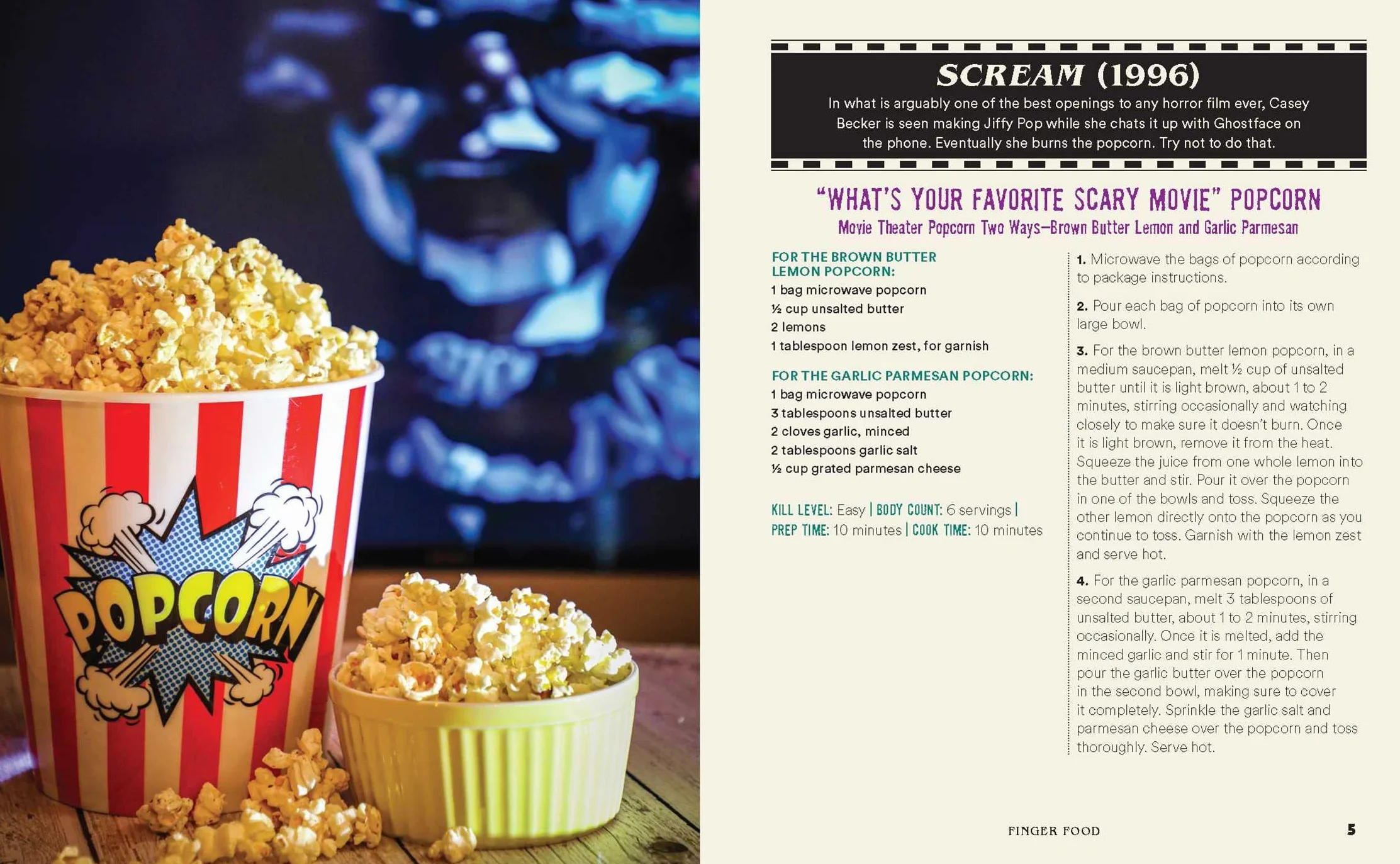 The Horror Movie Night Cookbook: 60 Deliciously Deadly Recipes Inspired by Iconic Slashers, Zombie Films, Psychological Thrillers, Sci-Fi Spooks, and ... Psycho, Jaws, the Conjuring, and More): 3