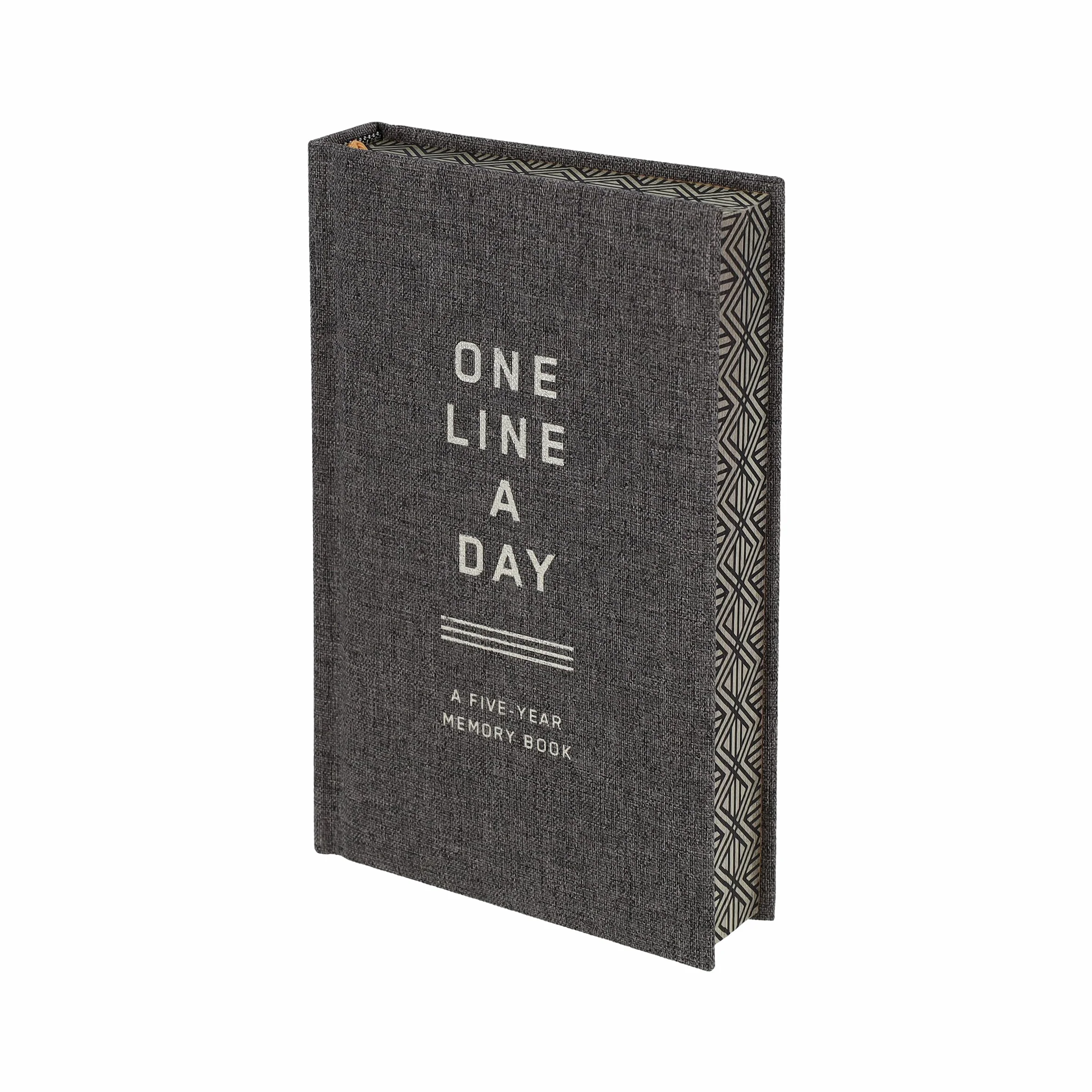 Charcoal Canvas One Line a Day: A Five-Year Memory Book