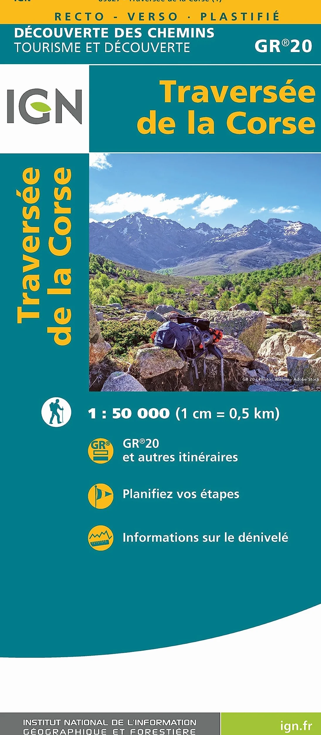 89027 Traversée De La Corse Gr20: Grande Randonnée 20 Korsika
