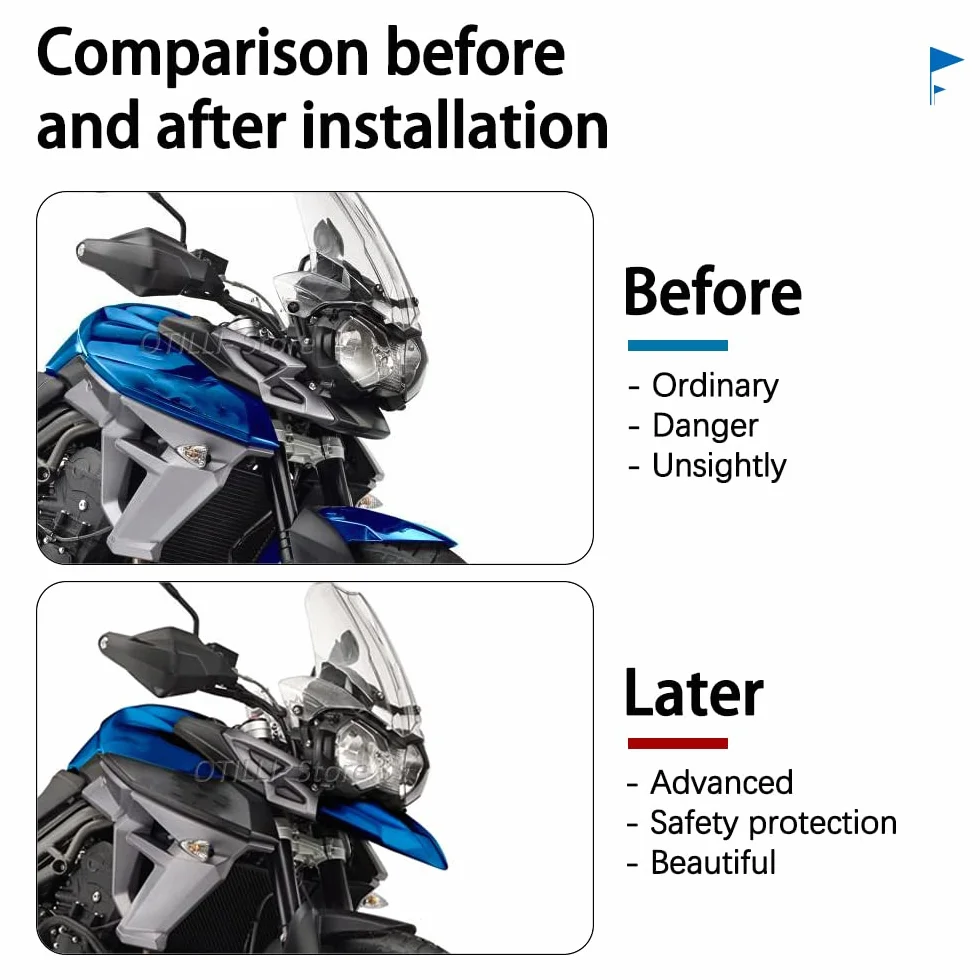 Osłona przedniego dzioba do Triumph Tiger 800 XRT XRX 2016-2019, czarna