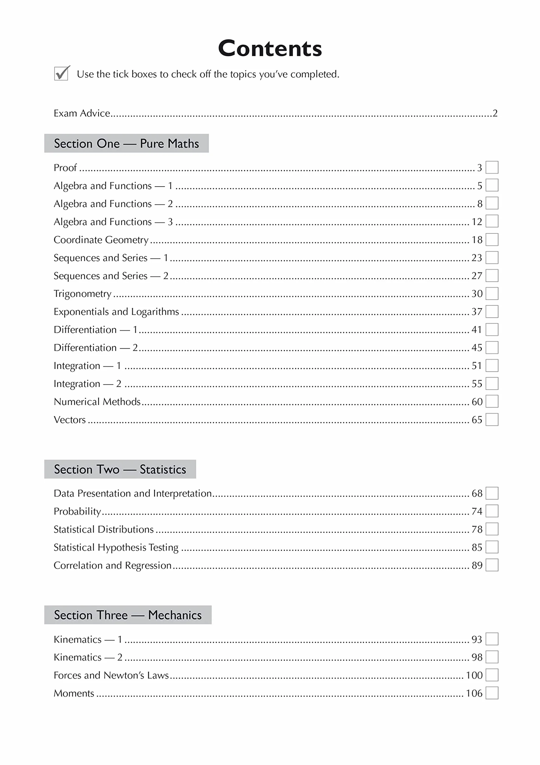 A-Level Maths Edexcel Exam Practice Workbook (includes Answers)