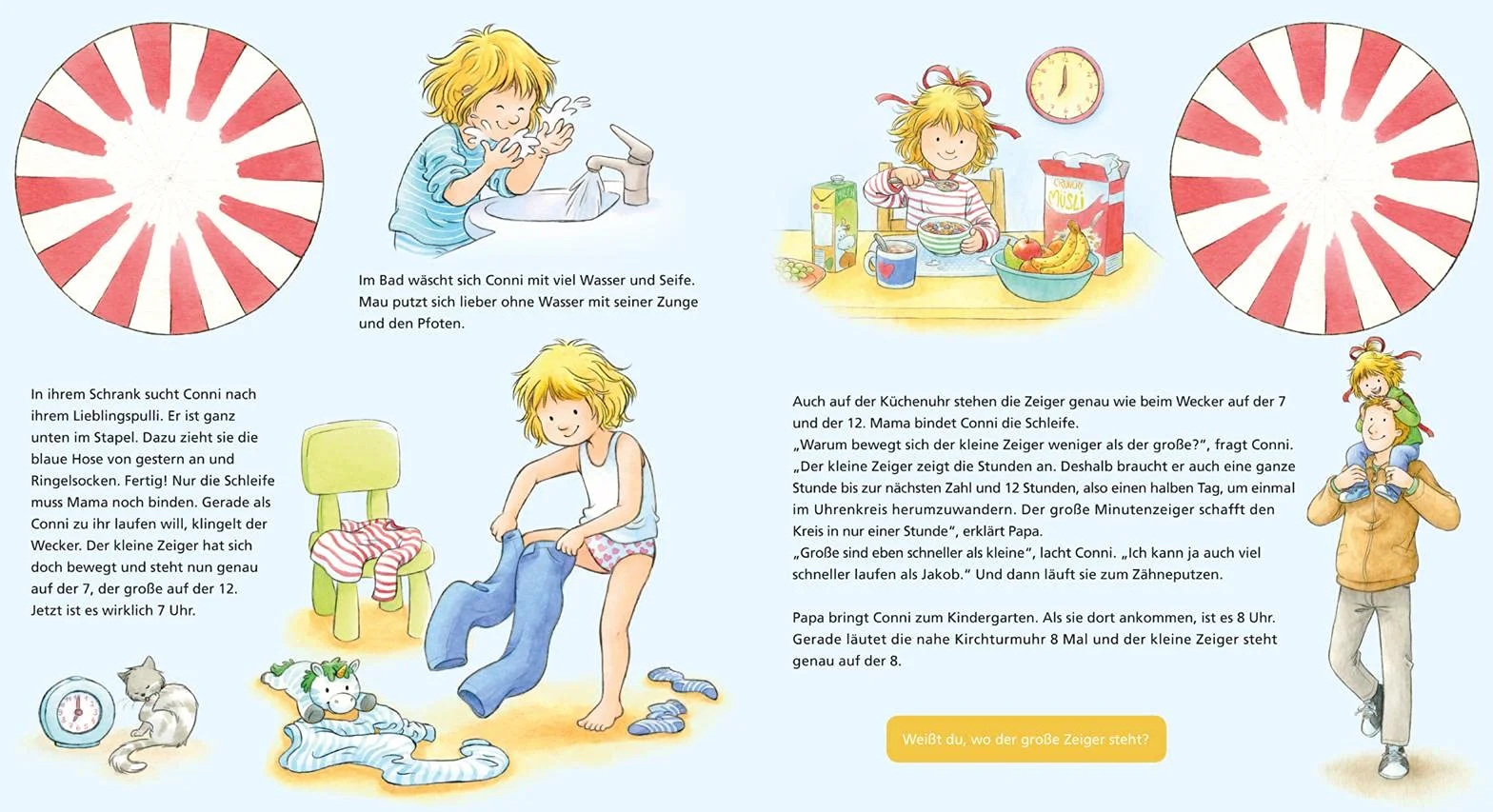 Conni-Bilderbücher: Conni lernt die Uhrzeit: Kinderbeschäftigung ab 5 Jahren