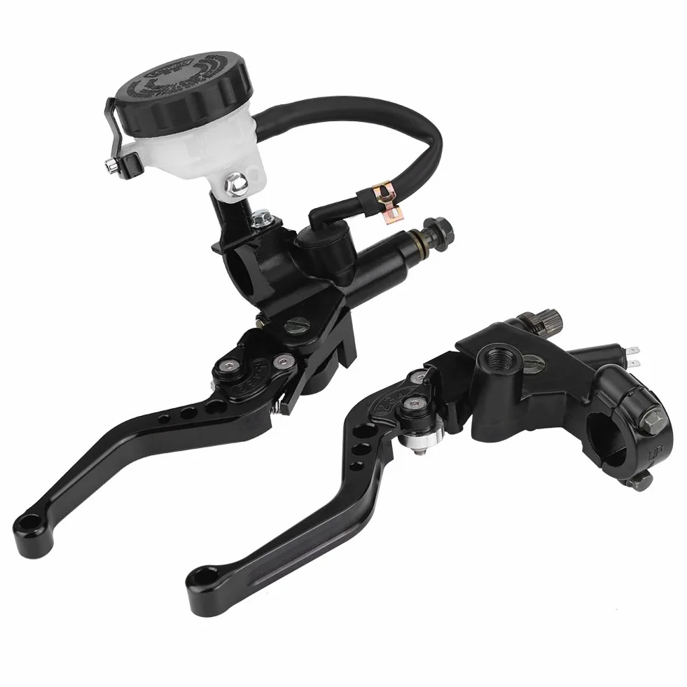 Motorcycle Brake Master Cylinder, Universal 7/8 (22 mm) Motorcycle Hamure Hamurek Master Cylinder Zbiornik Zestaw Zestaw Burek