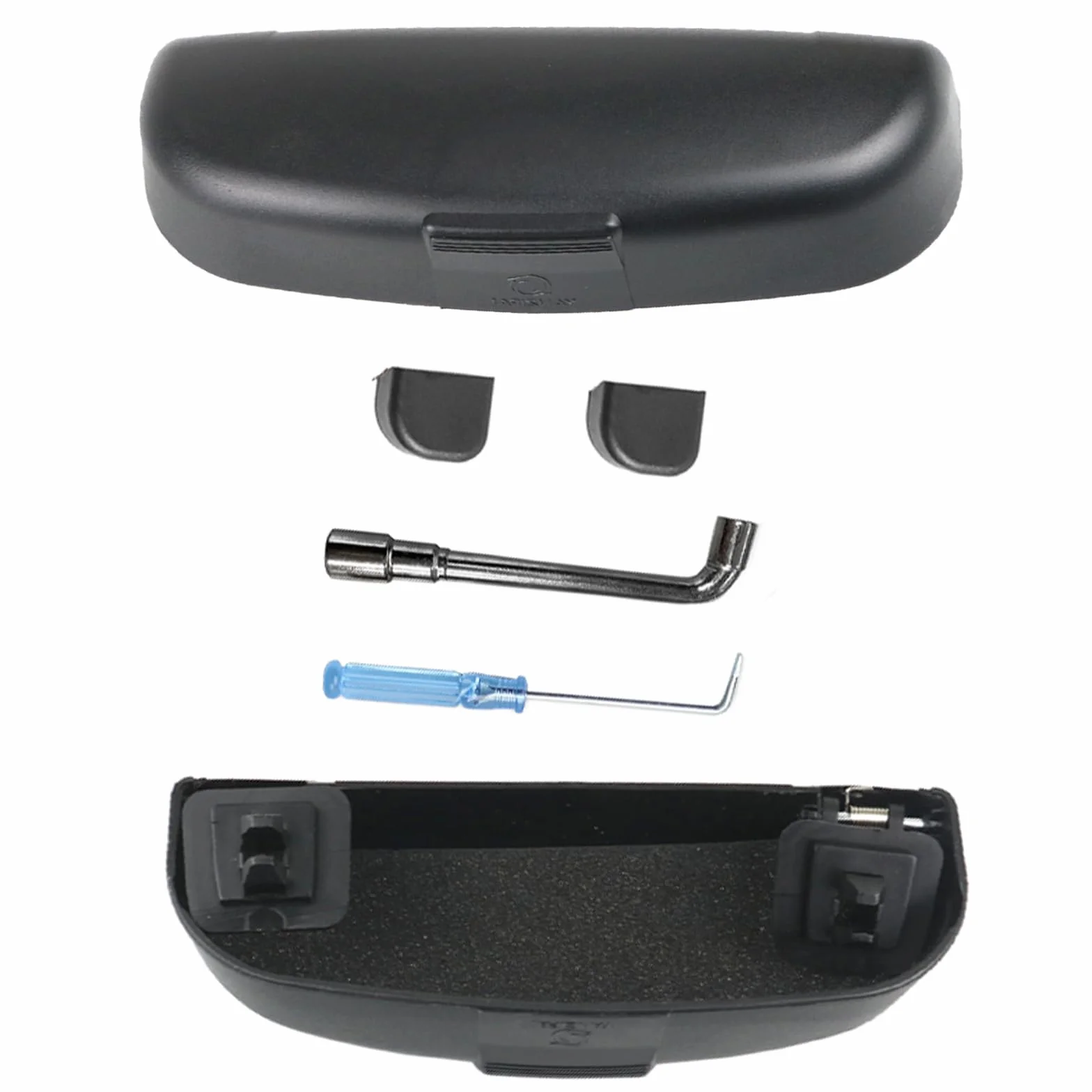 GAFAT Uchwyt na Okulary Samochodowy Volvo XC40 XC60 XC90 V60 V90 S90, Etui Przeciwsłoneczne, Organizer Czarny