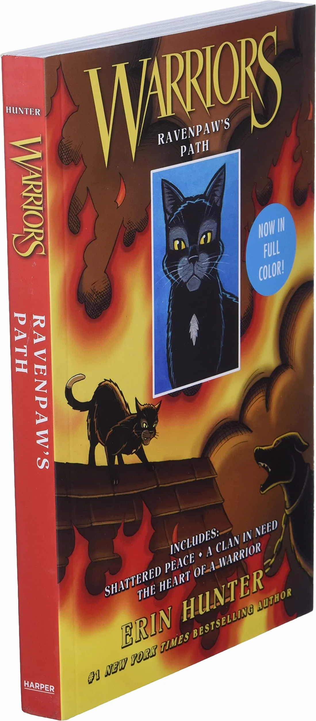 Warriors: Ravenpaw's Path: 3 Full-Color Warriors Books in 1: Shattered Peace, a Clan in Need, the Heart of a Warrior