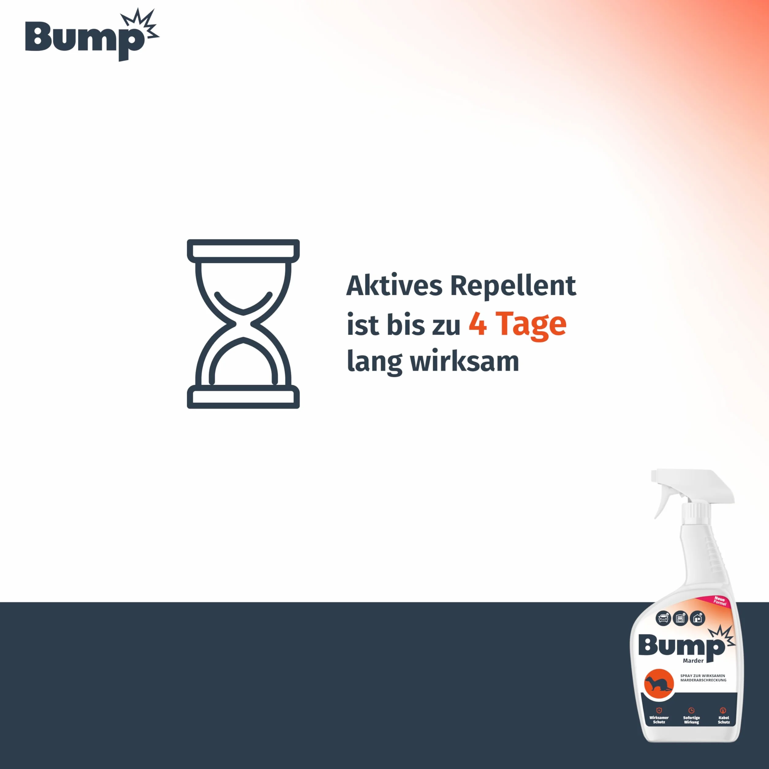 Bump Spray na kuny 2x400 ml odstraszacz do samochodu i strychu