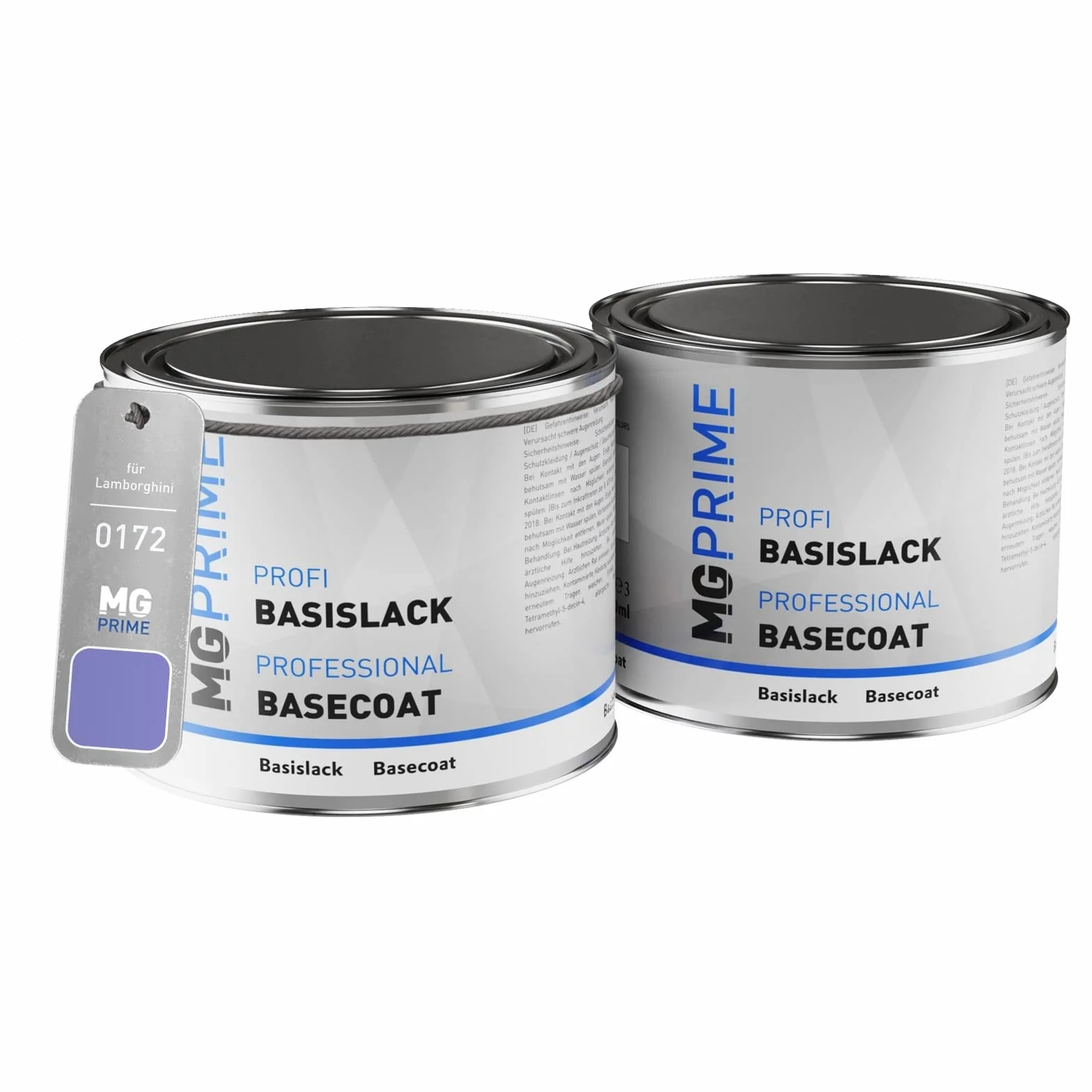 MG PRIME Lakier samochodowy Zestaw puszka gotowa do natrysku dla Lamborghini 0172 Viola Parsifae Pearl/Viola Pasifae Pearl Podklad + Lakier bazowy 1,0 litr 1000ml