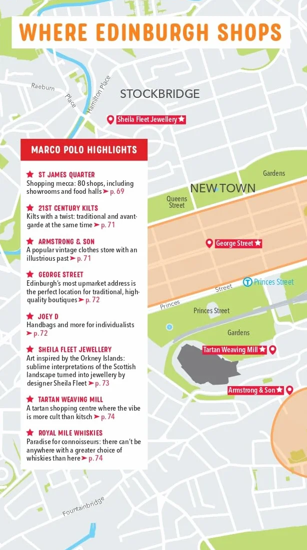 Edinburgh Marco Polo Pocket Travel Guide - with pull out map