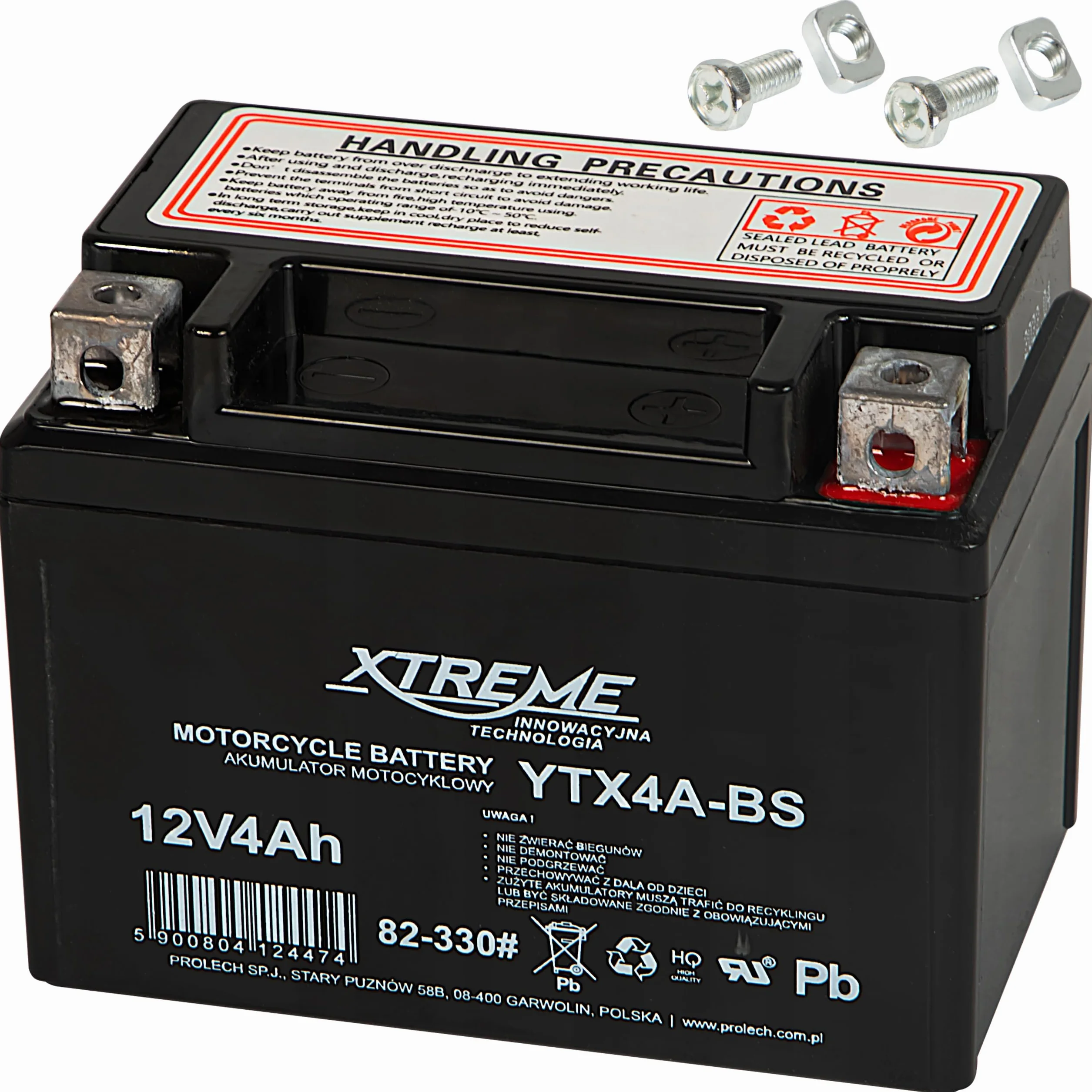 AKUMULATOR ŻELOWY 12V 4Ah MOTOCYKLOWY SKUTER MOTOR