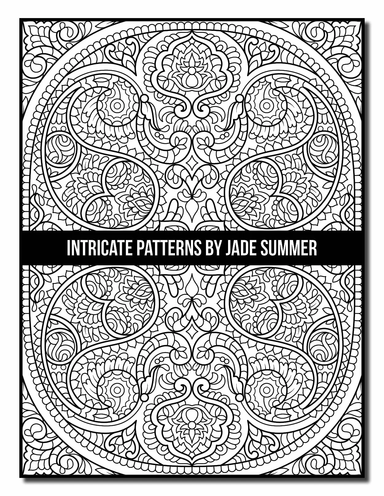 Intricate Patterns: An Adult Coloring Book with 50 Detailed Pattern Designs for Relaxation and Stress Relief