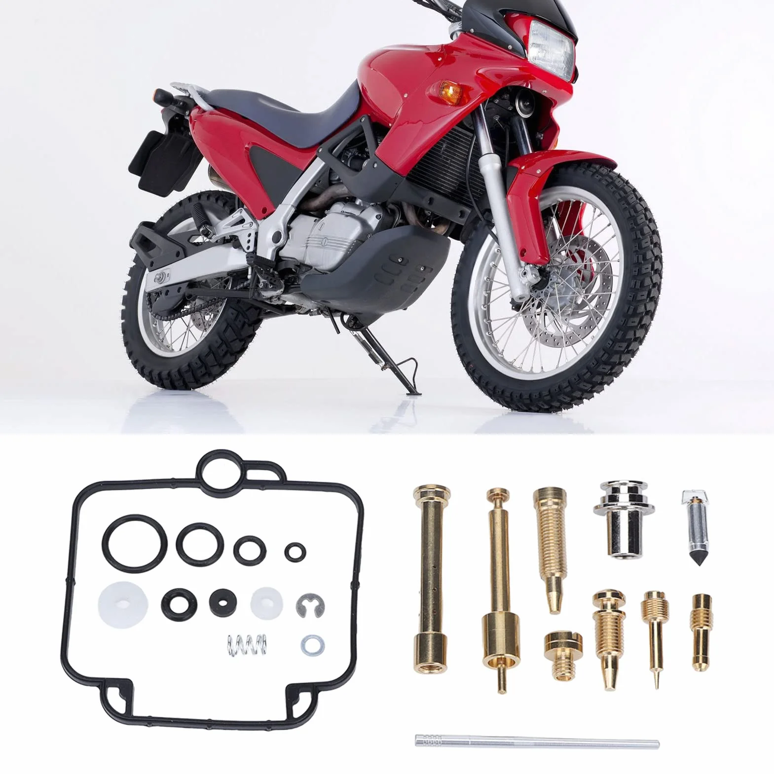 Zestaw Naprawczy Gaźnika 44 Szt. do Motocykla F650 Mikuni BST 33 1993-2000