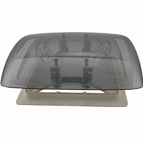 MPK Vision Vent S Pro przezroczyste okno dachowe, przyciemniane szkło, żaluzje przeciw owadowym 28 x 28, do przyczep kempingowych, samochodów kempingowych, caravanów