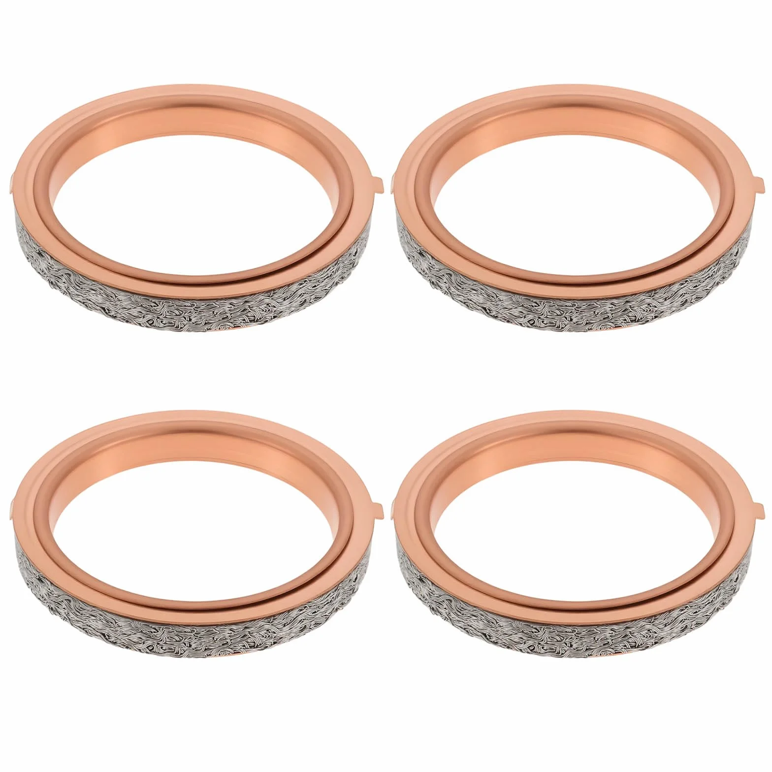 EMSea uszczelki wydechowe miedź włókno 32x42x5 mm do Suzuki GSXR750 GSXR1100