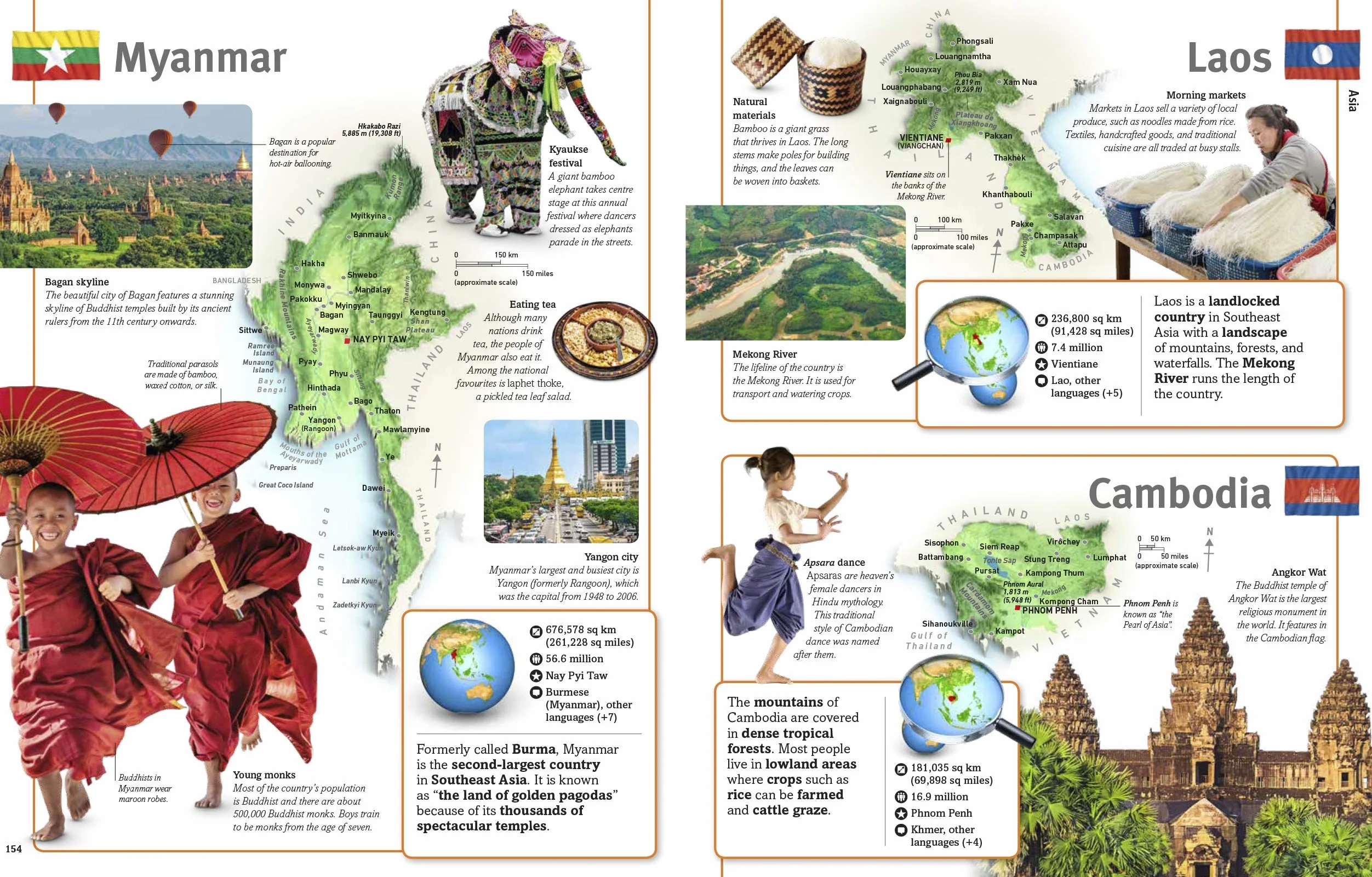 Our World in Pictures: Countries, Cultures, People & Places: A Visual Encyclopedia of the World: A Visual World Geography Encyclopedia for Kids