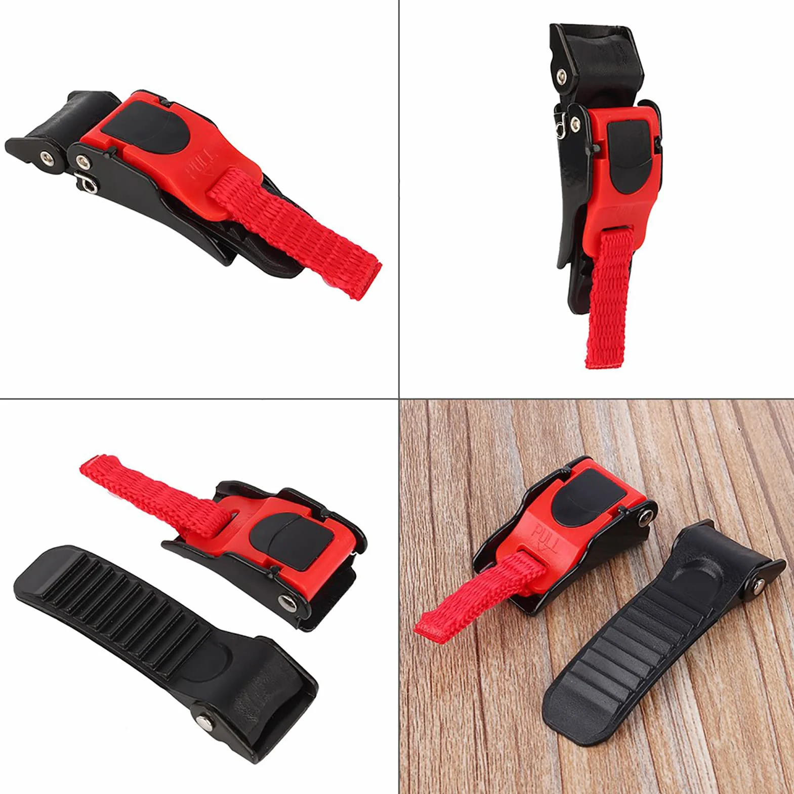 Klamra kasku TKSE 3X Speed Clip Szybkiego Zwolnienia Paska Podbródka Motocyklowy