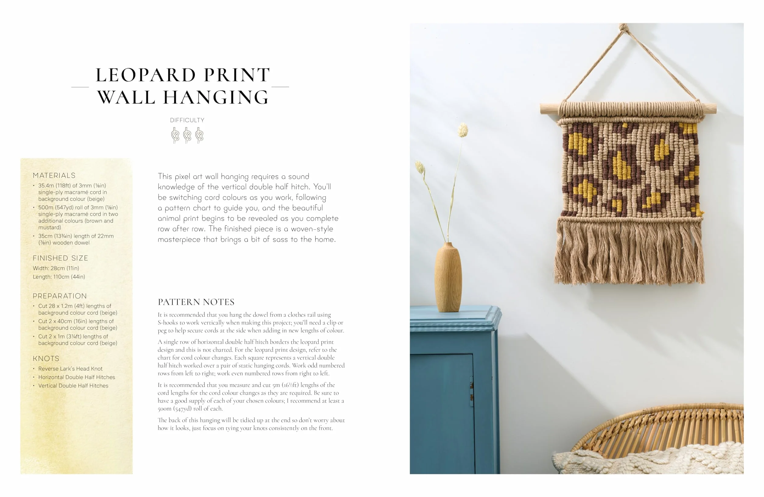 The Macrame Bible: The Complete Reference Guide to Macrame Knots, Patterns, Motifs and More