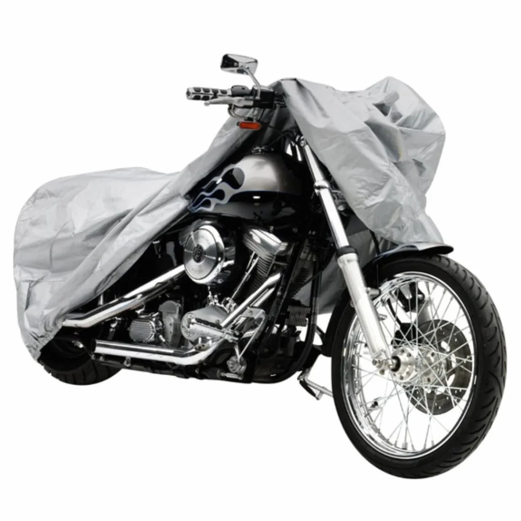 PARENCE. Wodoodporny pokrowiec na motocykl i rower 205x125 cm Ochrona UV aluminiowy z zapięciem na rzep